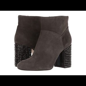 NWT Michael Kors Arabella Ankle Boot Suede Charcoal Size 9